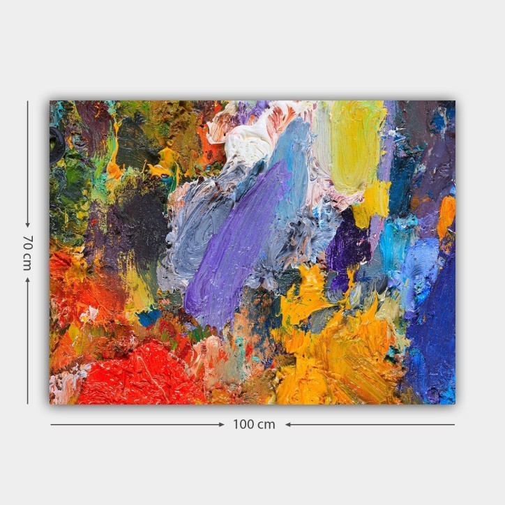 Pintura decorativa lienzo 269895851_70100 multicolor 70x100 cm