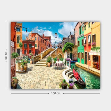 Pintura decorativa lienzo 560457310_70100 multicolor 70x100 cm