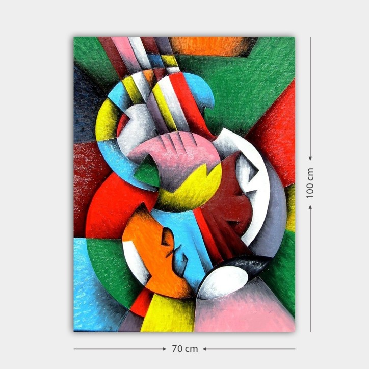 Pintura decorativa lienzo 82177069_70100 multicolor 70x100 cm