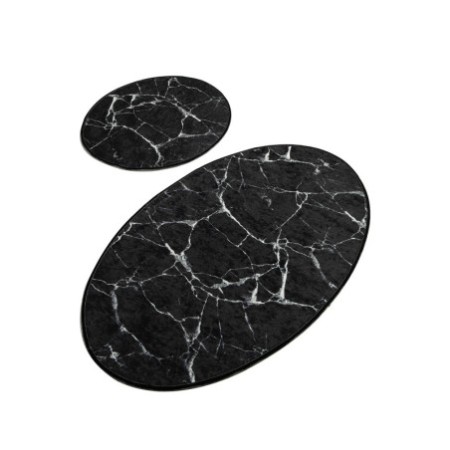 Alfombra de baño Set (2 piezas) Marble DJT multicolor