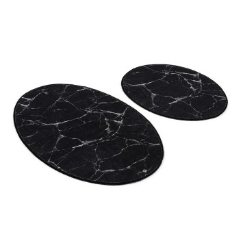 Alfombra de baño Set (2 piezas) Marble DJT multicolor