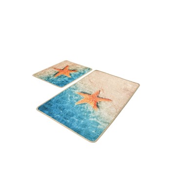 Alfombra de baño Set (2 piezas) Stella multicolor