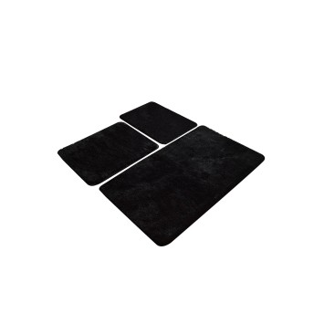 Alfombra de baño Set (3 piezas) Havai  negro