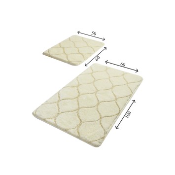 Alfombra de baño Set (2 piezas) Infinity  crudo