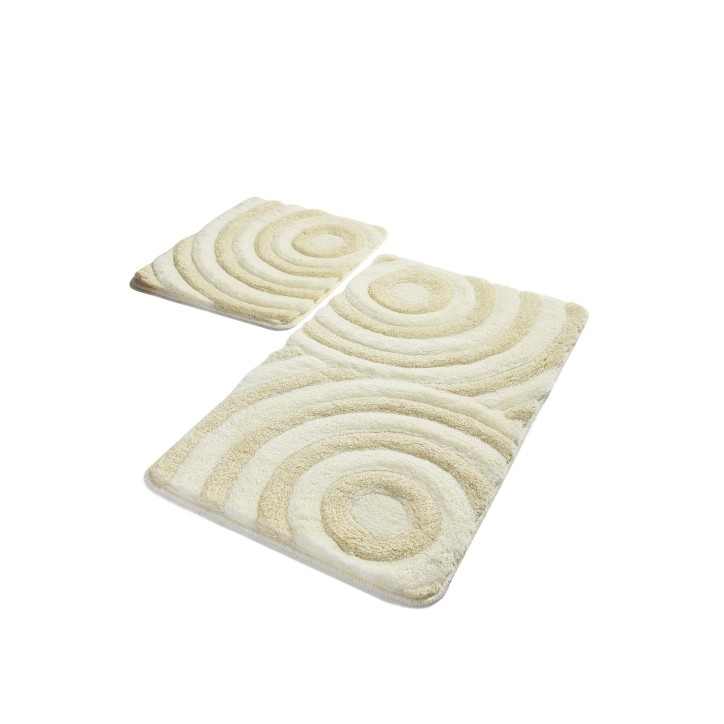 Alfombra de baño Set (2 piezas) Wave  crudo