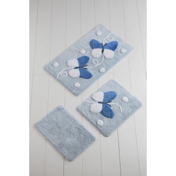 Alfombra de baño Set (3 piezas) Mari  multicolor