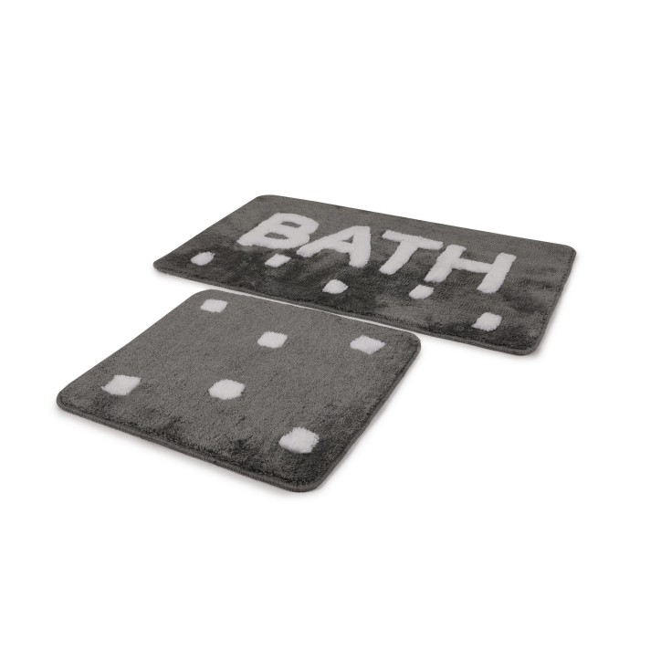 Alfombra de baño Set (2 piezas) Bath  humo