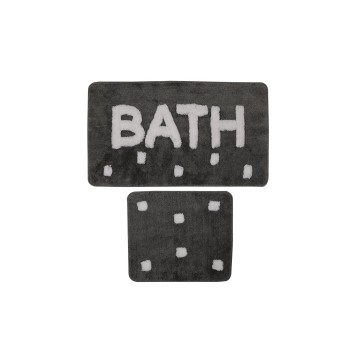 Alfombra de baño Set (2 piezas) Bath  humo