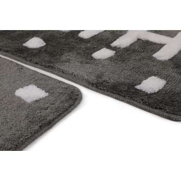 Alfombra de baño Set (2 piezas) Bath  humo