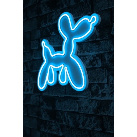 Iluminación LED decorativa de plástico Balloon Dog azul