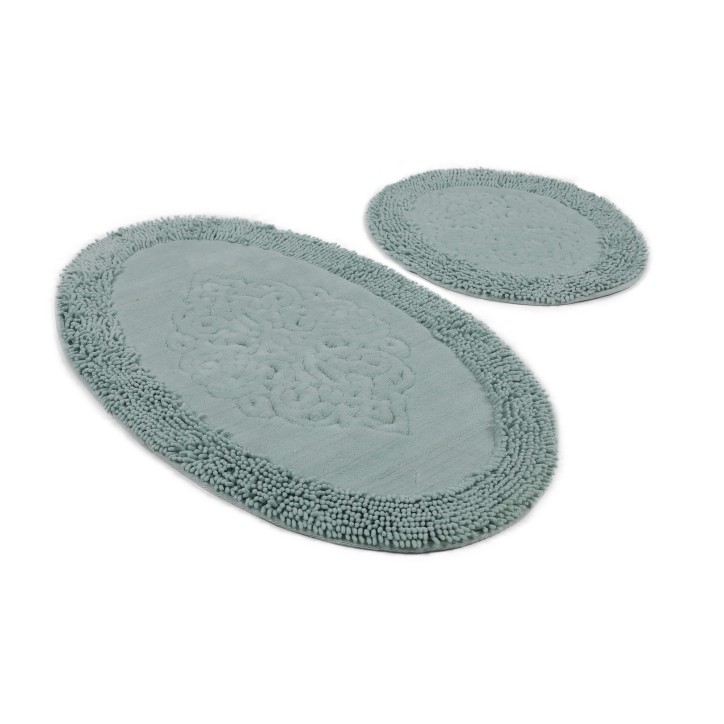 Alfombra de baño Set (2 piezas) Piante Oval  multicolor