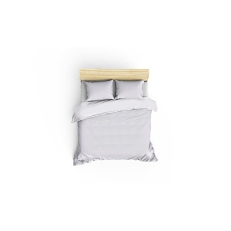 Juego ropa de cama de satén King Elegant  blanco