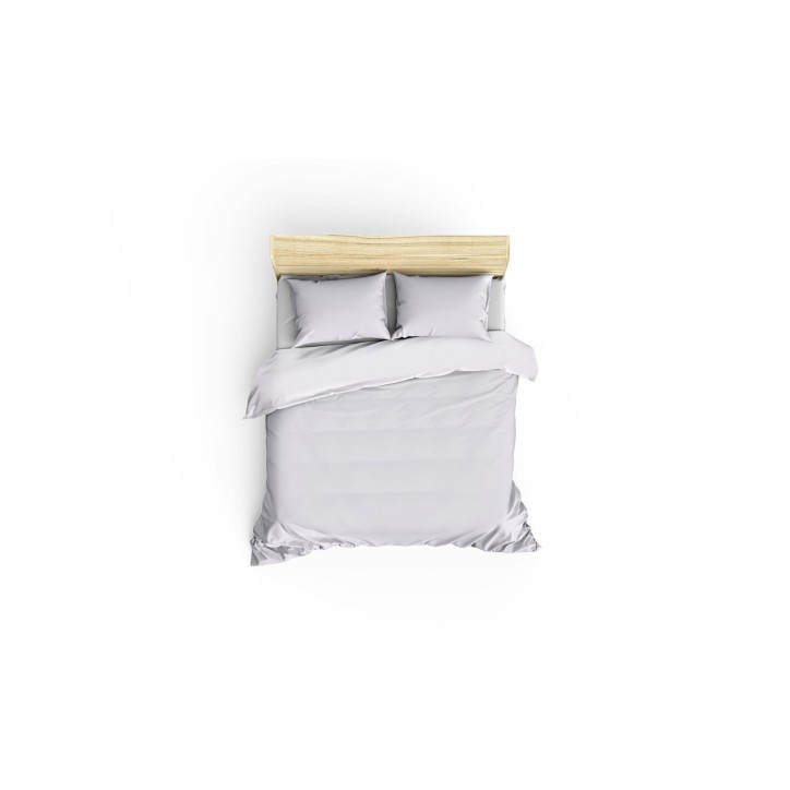 Juego ropa de cama de satén King Elegant  blanco