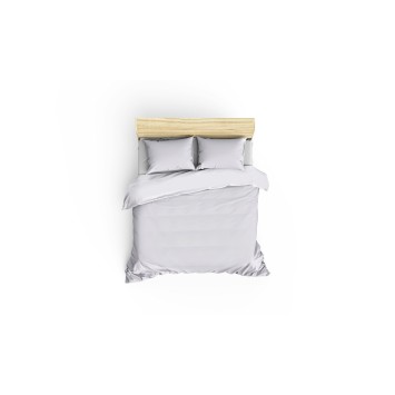 Juego ropa de cama de satén King Elegant  blanco