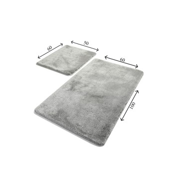 Alfombra de baño Set (2 piezas) Havai  gris