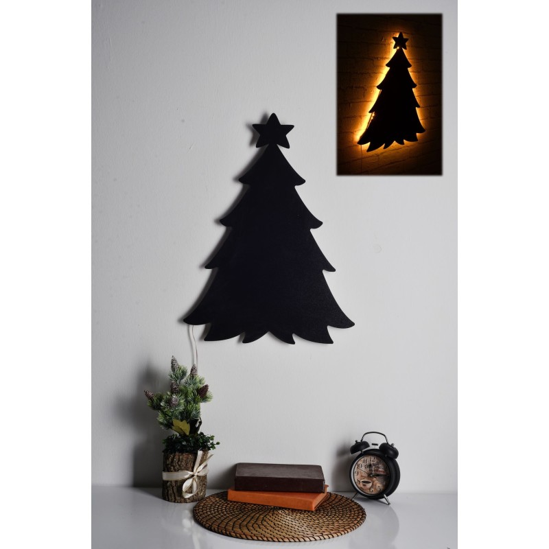 Iluminación LED decorativa Christmas Pine 2 amarillo 20x27 cm