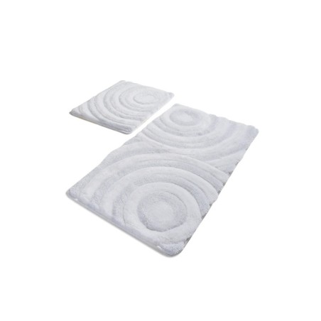 Alfombra de baño Set (2 piezas) Wave  blanco