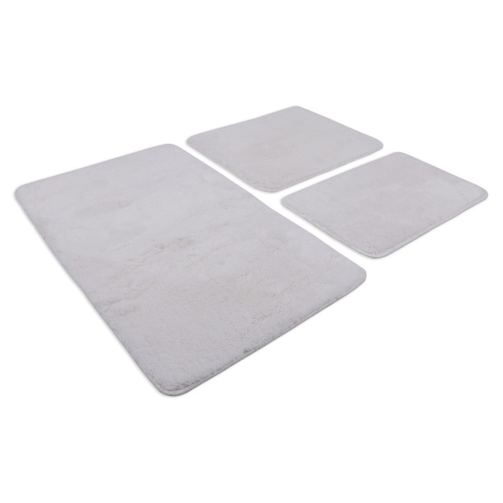 Alfombra de baño Set (3 piezas) Havai  blanco