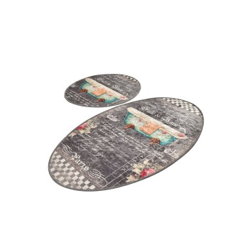 Alfombra de baño Set (2 piezas) Bain multicolor