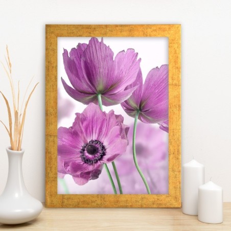 Pintura decorativa enmarcada MDF AC1680333025 multicolor 24x29 cm