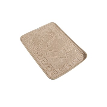 Alfombra de baño Footprint  beige