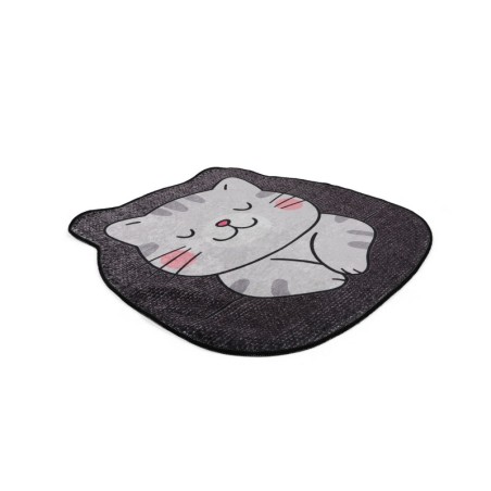 Alfombra de baño Neko (100 cm) gris