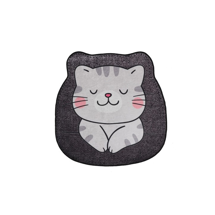 Alfombra de baño Neko (100 cm) gris