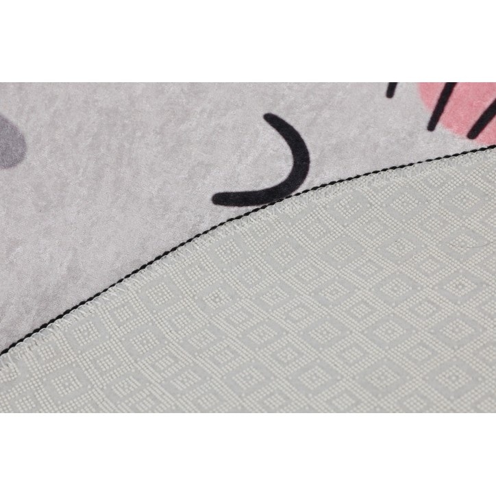 Alfombra de baño Neko (100 cm) gris