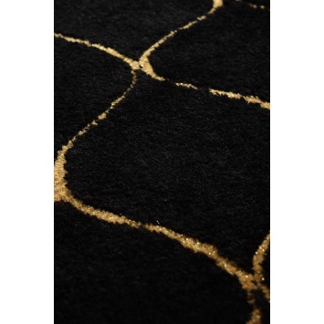 Alfombra de baño Infinity  oro negro