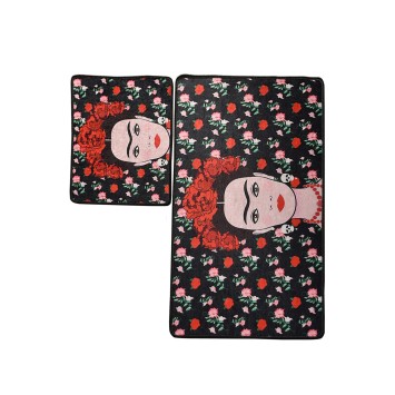 Alfombra de baño Set (2 piezas) Frida  multicolor