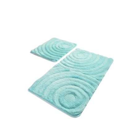 Alfombra de baño Set (2 piezas) Wave  menta