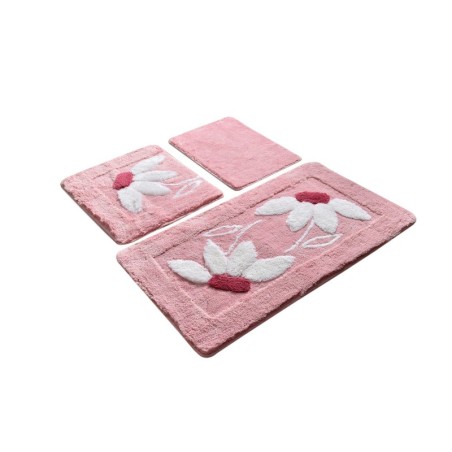 Alfombra de baño Set (3 piezas) Daisy  multicolor