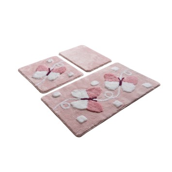 Alfombra de baño Set (3 piezas) Mari  multicolor