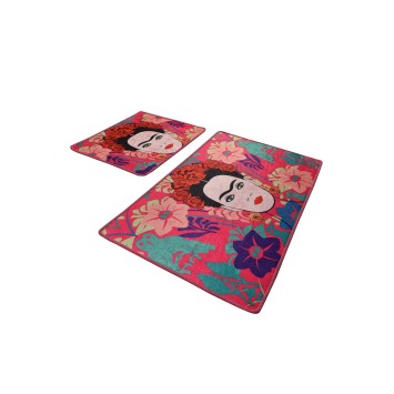 Alfombra de baño Set (2 piezas) Frida  multicolor