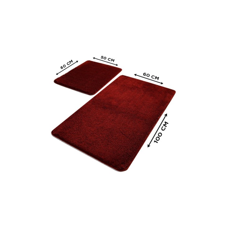 Alfombra de baño Set (2 piezas) Havai  rojo