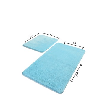 Alfombra de baño Set (2 piezas) Havai  turquesa