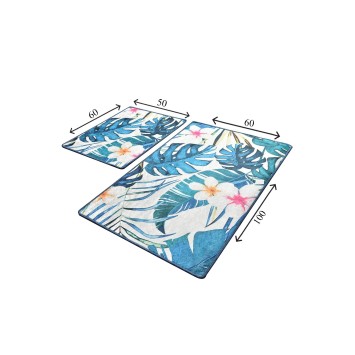 Alfombra de baño Set (2 piezas) Exotic multicolor