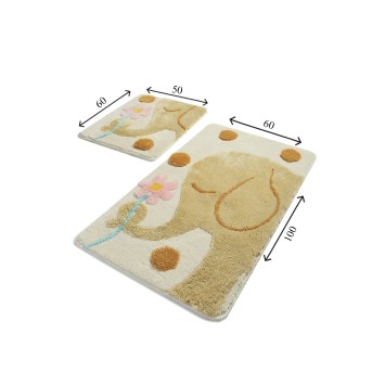 Alfombra de baño Set (2 piezas) Büyük Fil  multicolor