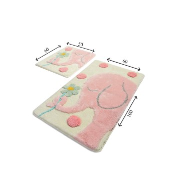 Alfombra de baño Set (2 piezas) Büyük Fil  multicolor