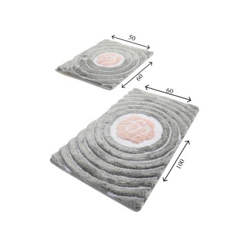 Alfombra de baño Set (2 piezas) Floria  multicolor