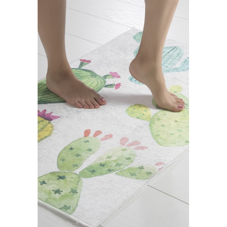 Alfombra de baño Kaktüs DJT (40 x 60) multicolor