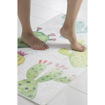 Alfombra de baño Kaktüs DJT (40 x 60) multicolor