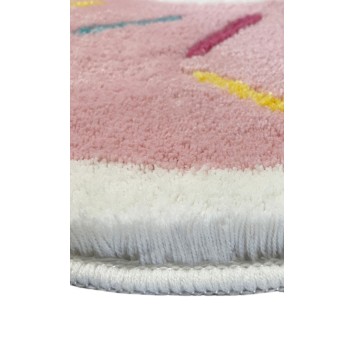 Alfombra de baño Donut Pink  multicolor