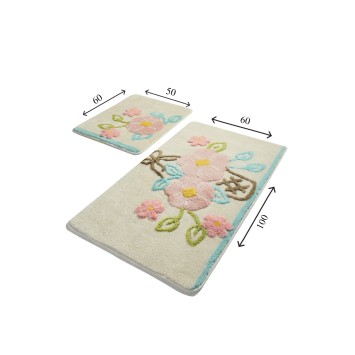 Alfombra de baño Set (2 piezas) Garden  multicolor