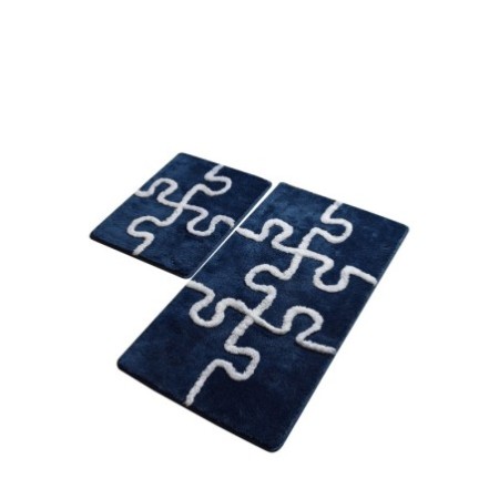 Alfombra de baño Set (2 piezas) Puzzle  multicolor