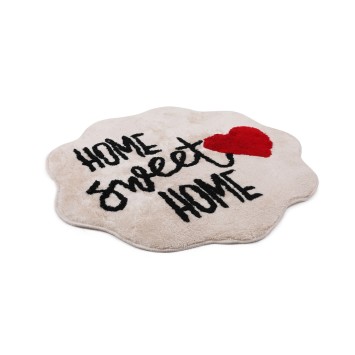 Alfombra de baño Home Sweet Home  blanco