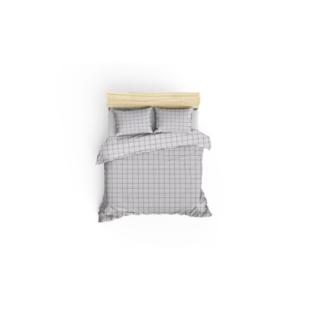 Juego ropa de cama doble Ranforce Persegi  blanco