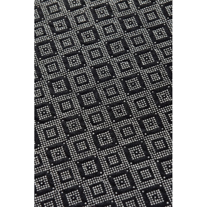 Alfombra de baño Maris 100 blanco negro