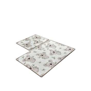 Alfombra de baño Set (2 piezas) Koala  multicolor