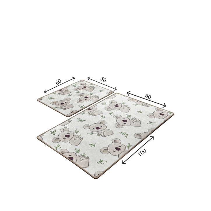 Alfombra de baño Set (2 piezas) Koala  multicolor